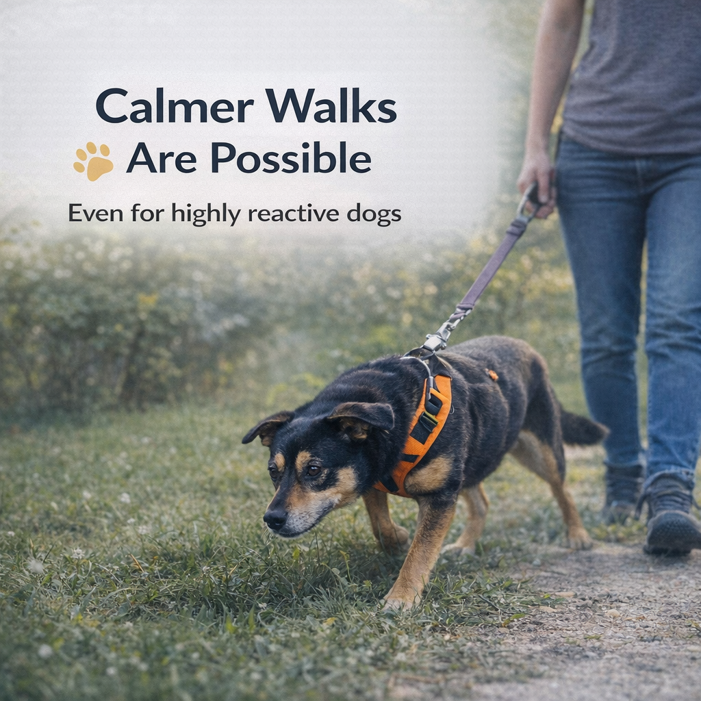 9 Proven Strategies to Calm a Reactive Dog (Force-Free Training Guide)
