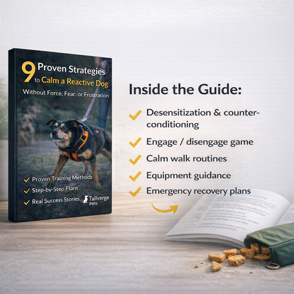 9 Proven Strategies to Calm a Reactive Dog (Force-Free Training Guide)