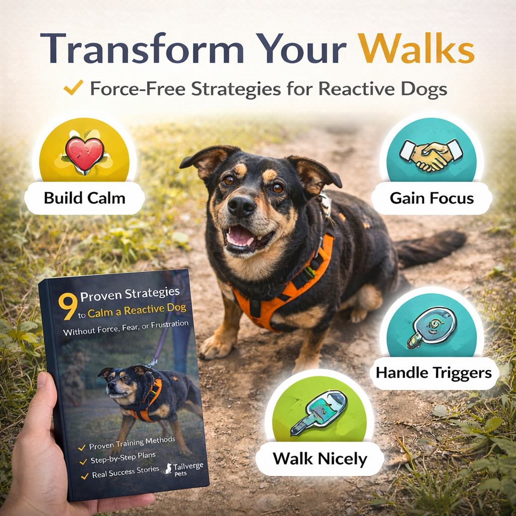 9 Proven Strategies to Calm a Reactive Dog (Force-Free Training Guide)